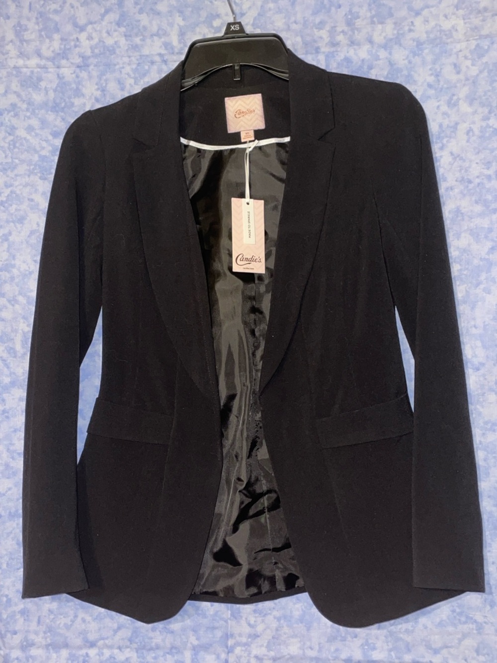 NWT—Candie's Women's Black Tailored Blazer